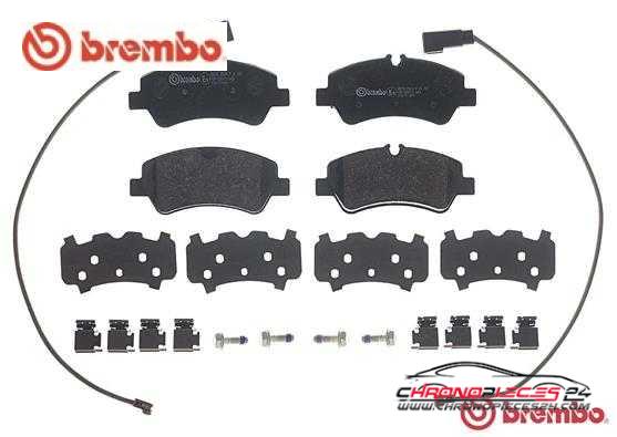 Achat de BREMBO P 24 187 Kit de plaquettes de frein, frein à disque pas chères