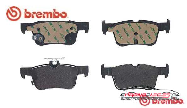 Achat de BREMBO P 24 201 Kit de plaquettes de frein, frein à disque pas chères