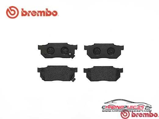 Achat de BREMBO P 28 008 Kit de plaquettes de frein, frein à disque pas chères