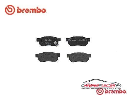 Achat de BREMBO P 28 017 Kit de plaquettes de frein, frein à disque pas chères