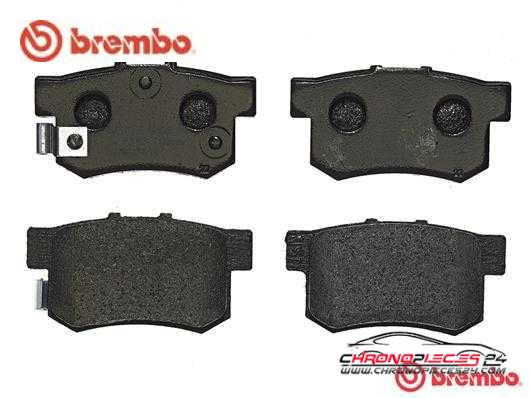 Achat de BREMBO P 28 022 Kit de plaquettes de frein, frein à disque pas chères