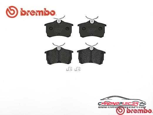 Achat de BREMBO P 28 030 Kit de plaquettes de frein, frein à disque pas chères