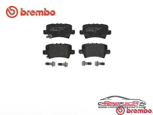 Achat de BREMBO P 28 038 Kit de plaquettes de frein, frein à disque pas chères