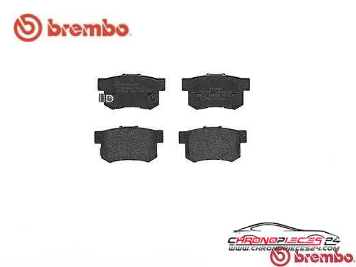 Achat de BREMBO P 28 039 Kit de plaquettes de frein, frein à disque pas chères