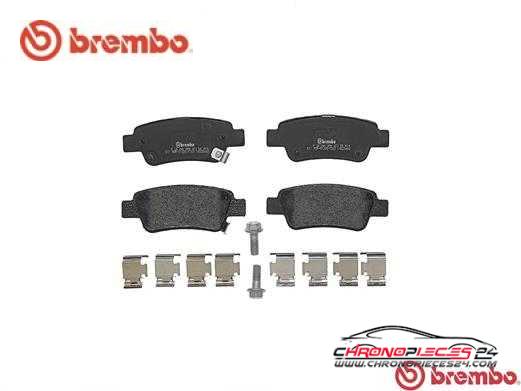 Achat de BREMBO P 28 046 Kit de plaquettes de frein, frein à disque pas chères