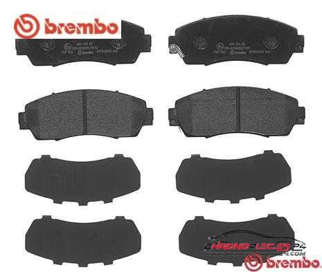 Achat de BREMBO P 28 068 Kit de plaquettes de frein, frein à disque pas chères