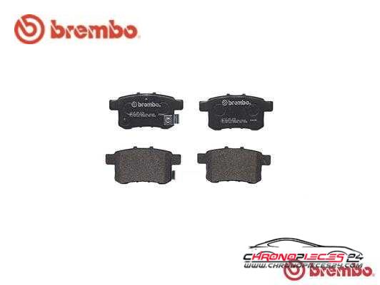 Achat de BREMBO P 28 072 Kit de plaquettes de frein, frein à disque pas chères