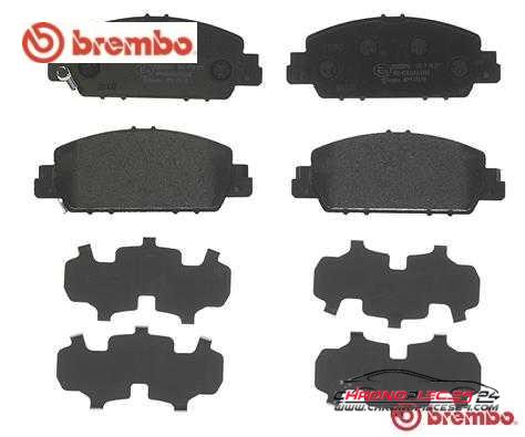 Achat de BREMBO P 28 077 Kit de plaquettes de frein, frein à disque pas chères