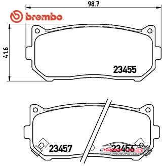 Achat de BREMBO P 30 008 Kit de plaquettes de frein, frein à disque pas chères