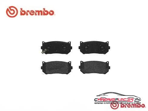 Achat de BREMBO P 30 008 Kit de plaquettes de frein, frein à disque pas chères