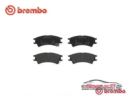 Achat de BREMBO P 30 011 Kit de plaquettes de frein, frein à disque pas chères