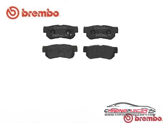 Achat de BREMBO P 30 014 Kit de plaquettes de frein, frein à disque pas chères