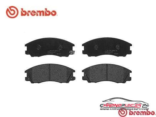 Achat de BREMBO P 30 017 Kit de plaquettes de frein, frein à disque pas chères