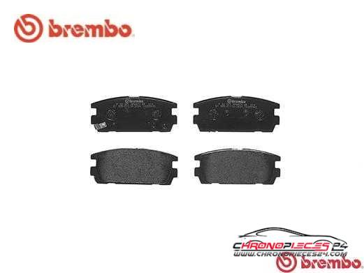 Achat de BREMBO P 30 021 Kit de plaquettes de frein, frein à disque pas chères