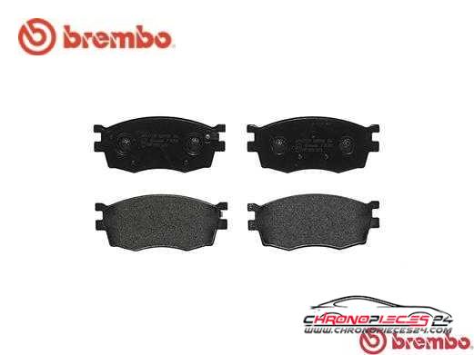 Achat de BREMBO P 30 026 Kit de plaquettes de frein, frein à disque pas chères