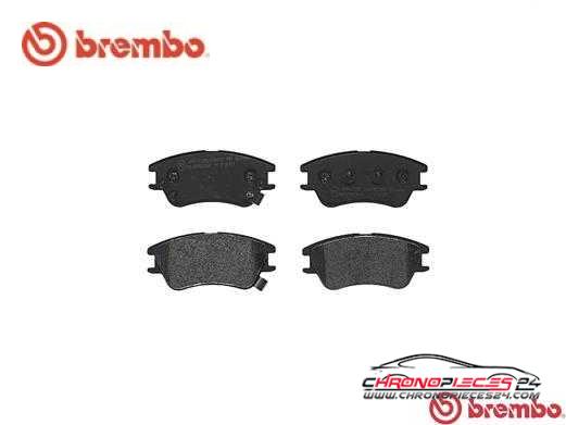 Achat de BREMBO P 30 027 Kit de plaquettes de frein, frein à disque pas chères