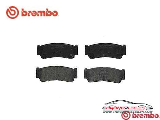 Achat de BREMBO P 30 037 Kit de plaquettes de frein, frein à disque pas chères