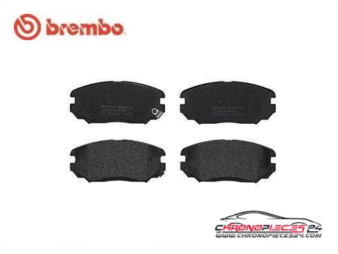 Achat de BREMBO P 30 038 Kit de plaquettes de frein, frein à disque pas chères