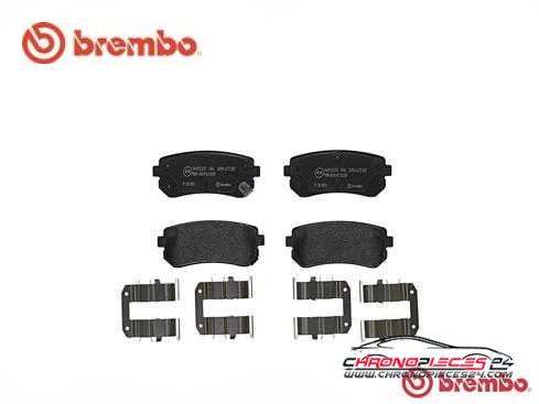 Achat de BREMBO P 30 051 Kit de plaquettes de frein, frein à disque pas chères