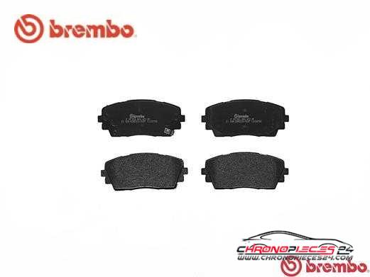 Achat de BREMBO P 30 053 Kit de plaquettes de frein, frein à disque pas chères