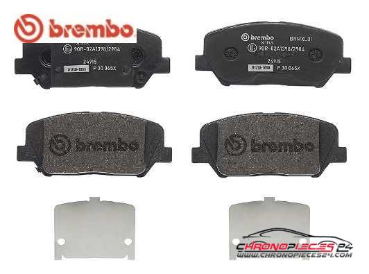 Achat de BREMBO P 30 065X Kit de plaquettes de frein, frein à disque pas chères