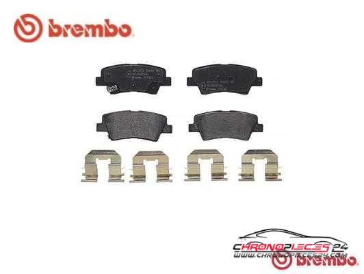 Achat de BREMBO P 30 067 Kit de plaquettes de frein, frein à disque pas chères