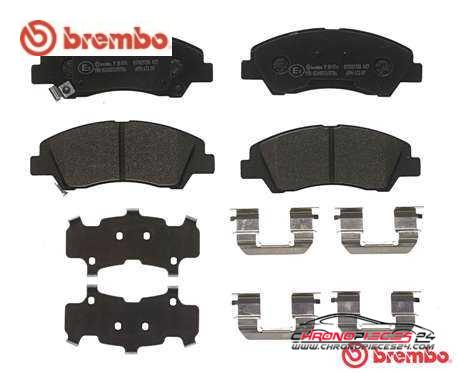 Achat de BREMBO P 30 076 Kit de plaquettes de frein, frein à disque pas chères