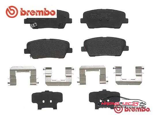 Achat de BREMBO P 30 081 Kit de plaquettes de frein, frein à disque pas chères