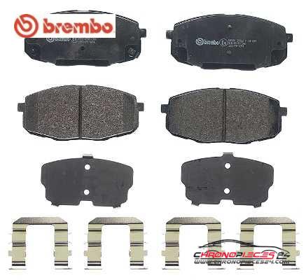 Achat de BREMBO P 30 099 Kit de plaquettes de frein, frein à disque pas chères