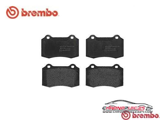 Achat de BREMBO P 36 020 Kit de plaquettes de frein, frein à disque pas chères