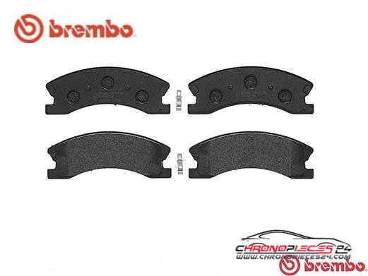 Achat de BREMBO P 37 008 Kit de plaquettes de frein, frein à disque pas chères