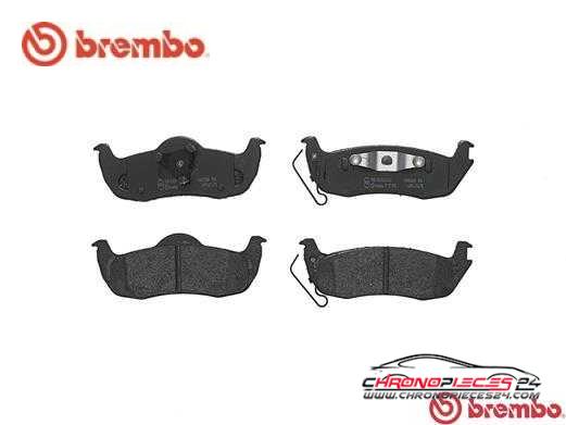 Achat de BREMBO P 37 011 Kit de plaquettes de frein, frein à disque pas chères