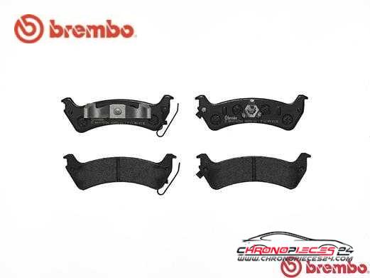 Achat de BREMBO P 37 012 Kit de plaquettes de frein, frein à disque pas chères