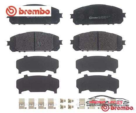 Achat de BREMBO P 37 021 Kit de plaquettes de frein, frein à disque pas chères