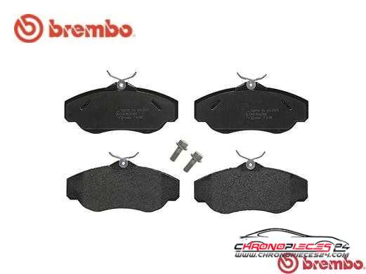 Achat de BREMBO P 44 008 Kit de plaquettes de frein, frein à disque pas chères