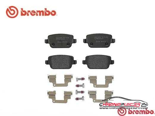 Achat de BREMBO P 44 016 Kit de plaquettes de frein, frein à disque pas chères