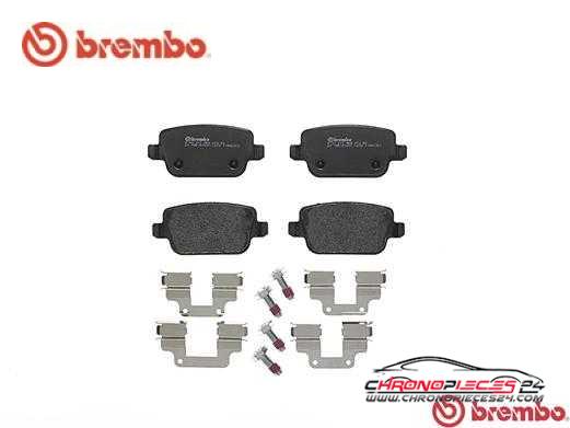 Achat de BREMBO P 44 017 Kit de plaquettes de frein, frein à disque pas chères