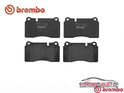 Achat de BREMBO P 44 018 Kit de plaquettes de frein, frein à disque pas chères