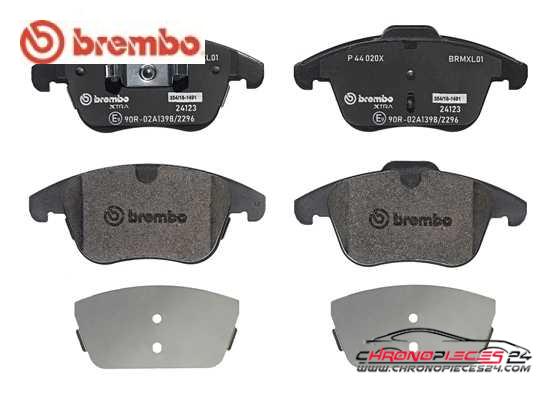 Achat de BREMBO P 44 020X Kit de plaquettes de frein, frein à disque pas chères