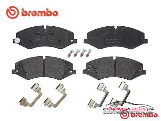 Achat de BREMBO P 44 022 Kit de plaquettes de frein, frein à disque pas chères