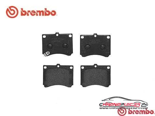 Achat de BREMBO P 49 011 Kit de plaquettes de frein, frein à disque pas chères