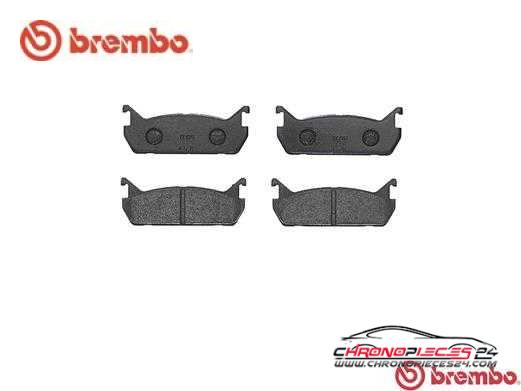 Achat de BREMBO P 49 015 Kit de plaquettes de frein, frein à disque pas chères