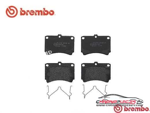 Achat de BREMBO P 49 016 Kit de plaquettes de frein, frein à disque pas chères