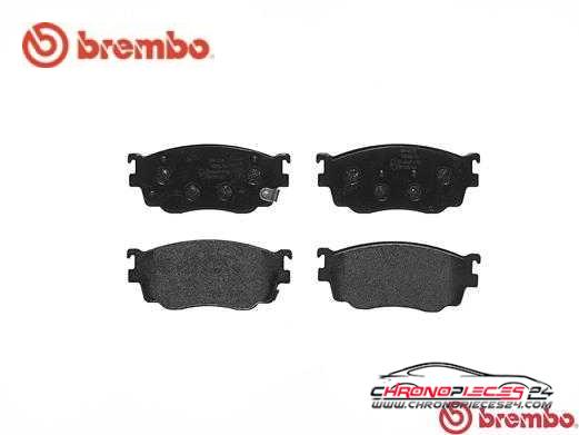 Achat de BREMBO P 49 026 Kit de plaquettes de frein, frein à disque pas chères