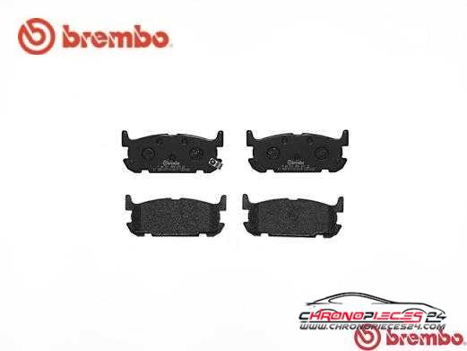 Achat de BREMBO P 49 031 Kit de plaquettes de frein, frein à disque pas chères