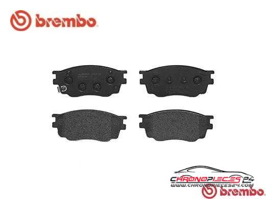 Achat de BREMBO P 49 033 Kit de plaquettes de frein, frein à disque pas chères