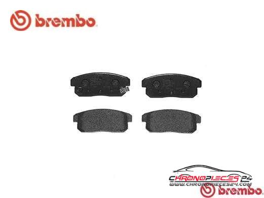 Achat de BREMBO P 49 035 Kit de plaquettes de frein, frein à disque pas chères