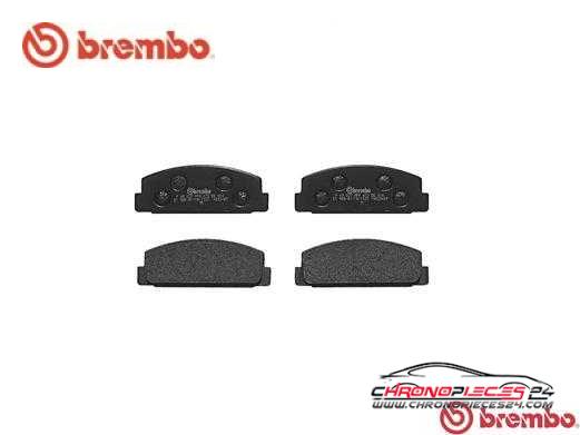 Achat de BREMBO P 49 037 Kit de plaquettes de frein, frein à disque pas chères