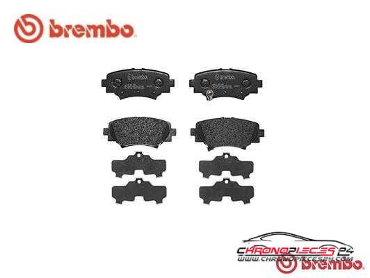 Achat de BREMBO P 49 049 Kit de plaquettes de frein, frein à disque pas chères