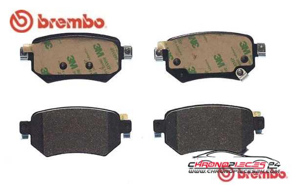 Achat de BREMBO P 49 059 Kit de plaquettes de frein, frein à disque pas chères